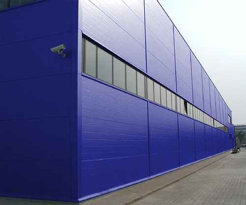 Стеновые сэндвич-панели на объекте